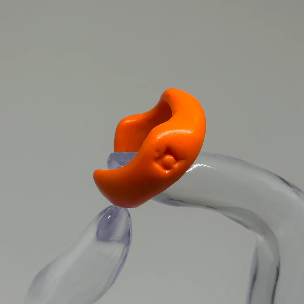 Mozaika Collective Irregular Clay Ring close-up detail showing organic handcrafted shape
