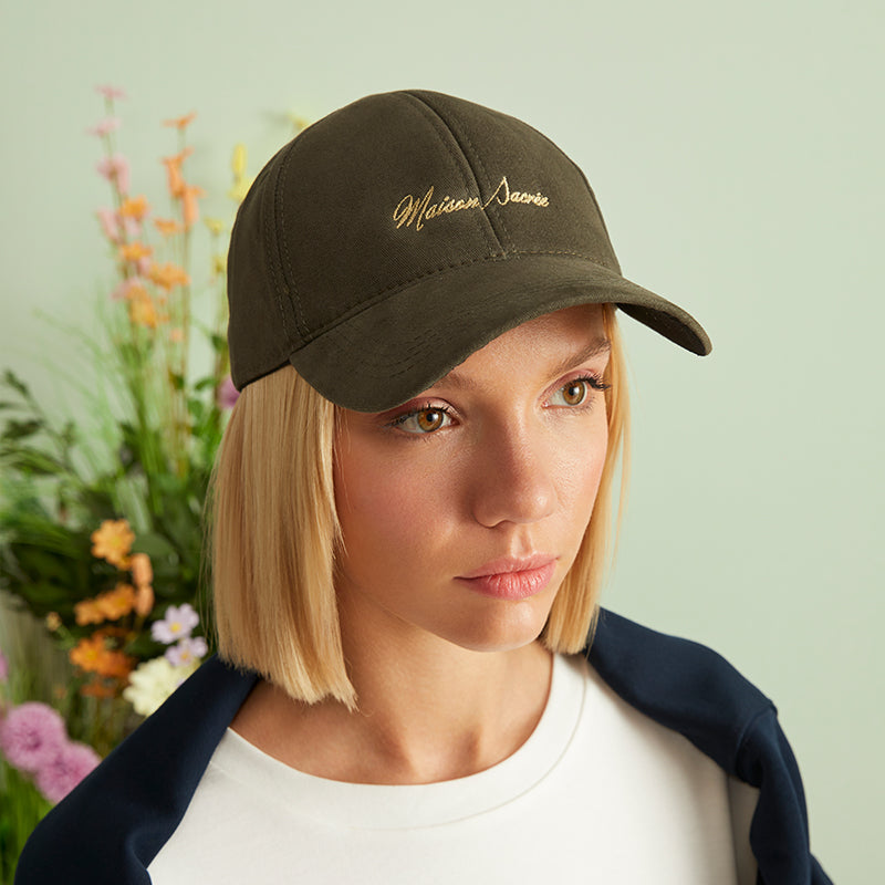 Khaki Cap khaki colour detail