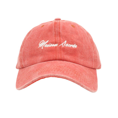 Pfirsichroséfarbene Mütze
