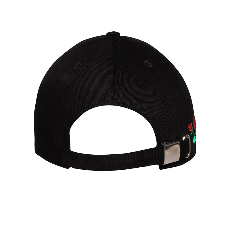 La Rose Du Jardin Black Cap back view