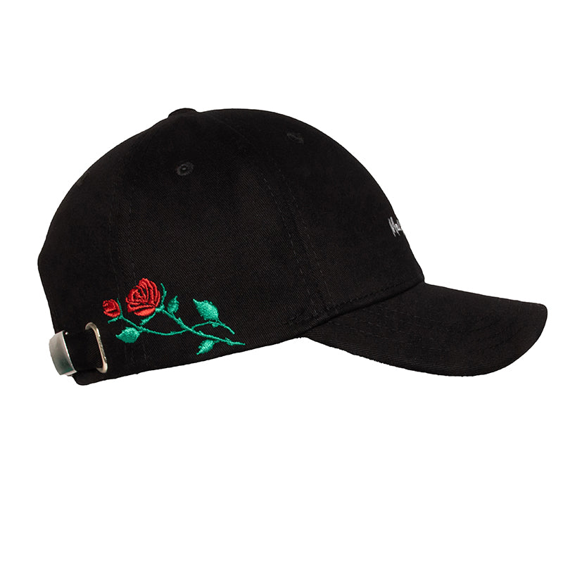 La Rose Du Jardin Black Cap side view