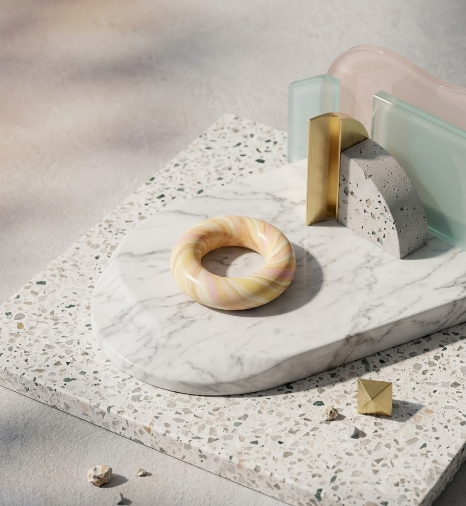 Dome Clay Ring – Yellow